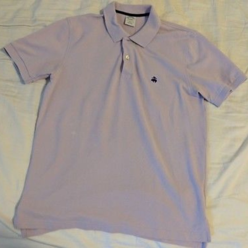 Brooks Brothers Purple Polo Large - Slim Fit